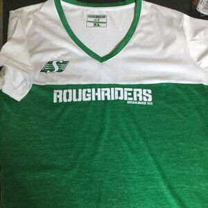 Saskatchewan Rough Rider v-neck t-shirt size XL excellent condition